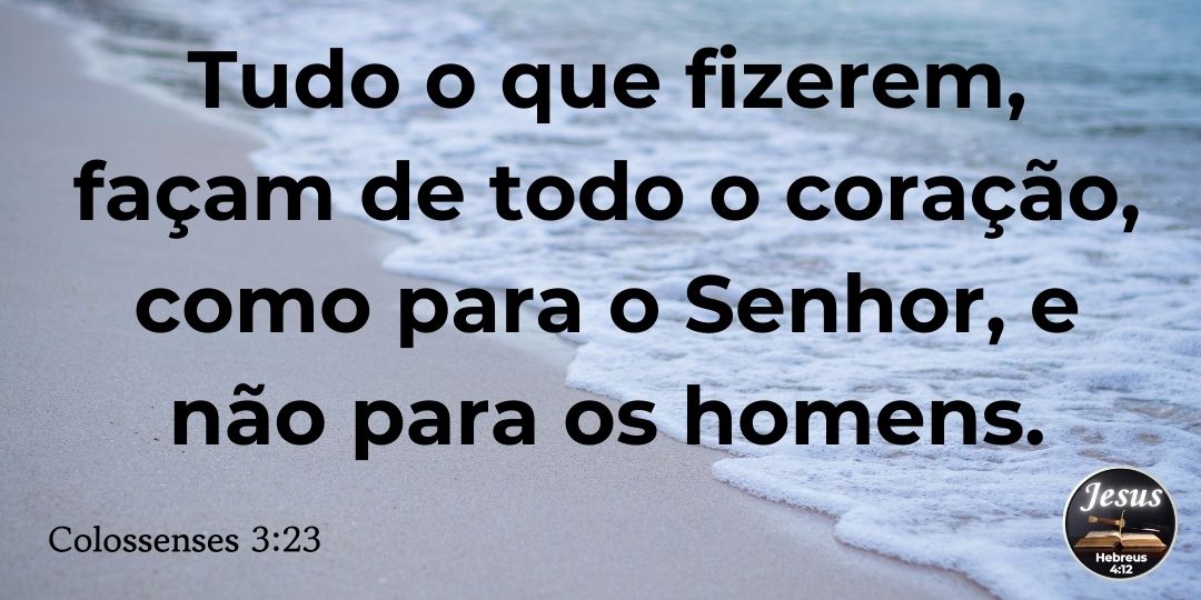 TRABALHANDO PARA A GLÓRIA DE DEUS
