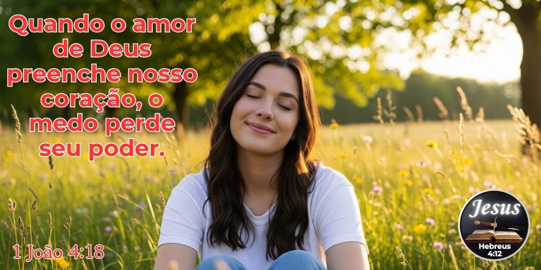 O AMOR PERFEITO LANÇA FORA O MEDO